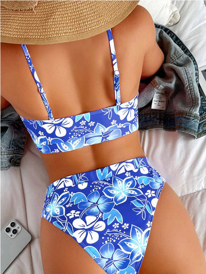 Amalia® | Bikini mit tropischen Blumen