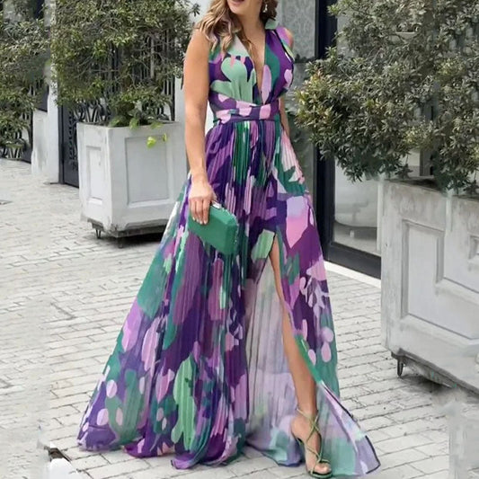 Georgina® | Stilvolles Blumen Maxikleid