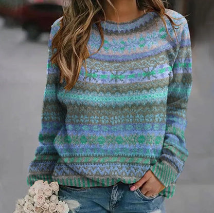 Maple Leaf Knit Sweater Ins Street