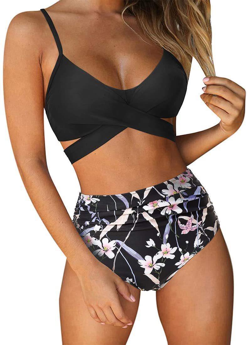 Sexy Women High Waist Summer Beach Bikini-Women Swimwear-1-S-Free Shipping Leatheretro