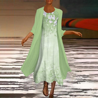Regina® | Elegantes mehrfarbiges Kleid mit Oberteil