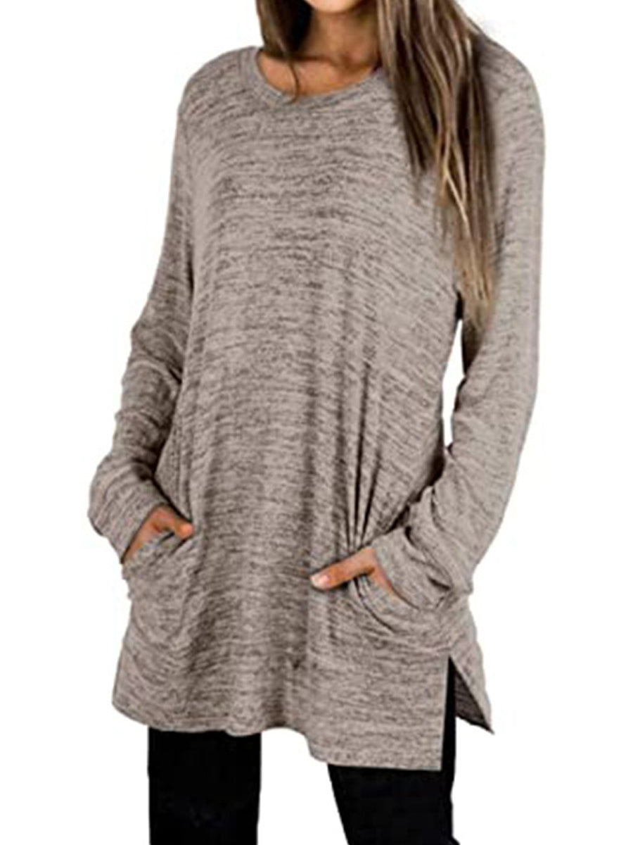 Hoodies - Casual Oversized With Pocket Long Sleeve Hoodie - MsDressly