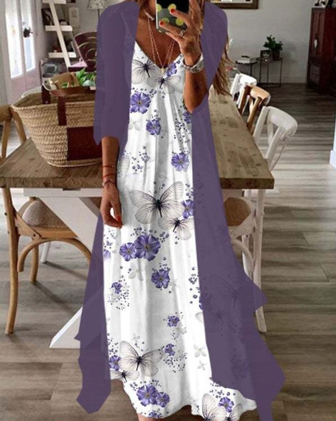 Valeria® | Trendiges Boho Kleid mit floralem Muster