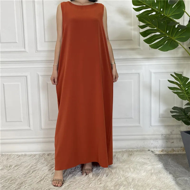 Iris® | All-Match Ärmelloses Inneres Kleid Muslimisch Für Frauen