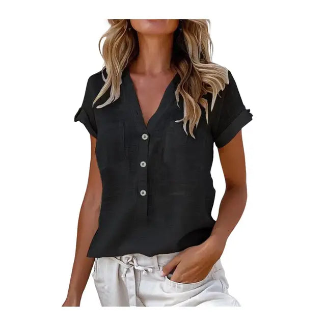 Ilyana® | Elegante und coole Bluse