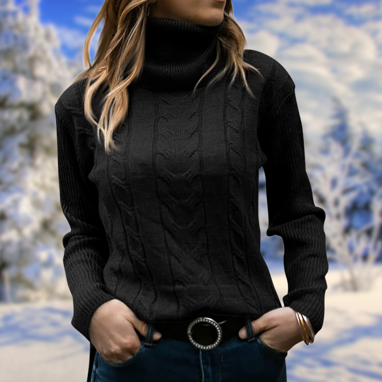 Luise | Schlichter und stilvoller Winterpullover