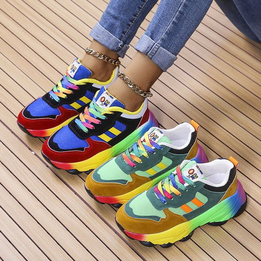 Shoein® | Regenbogen Turnschuhe