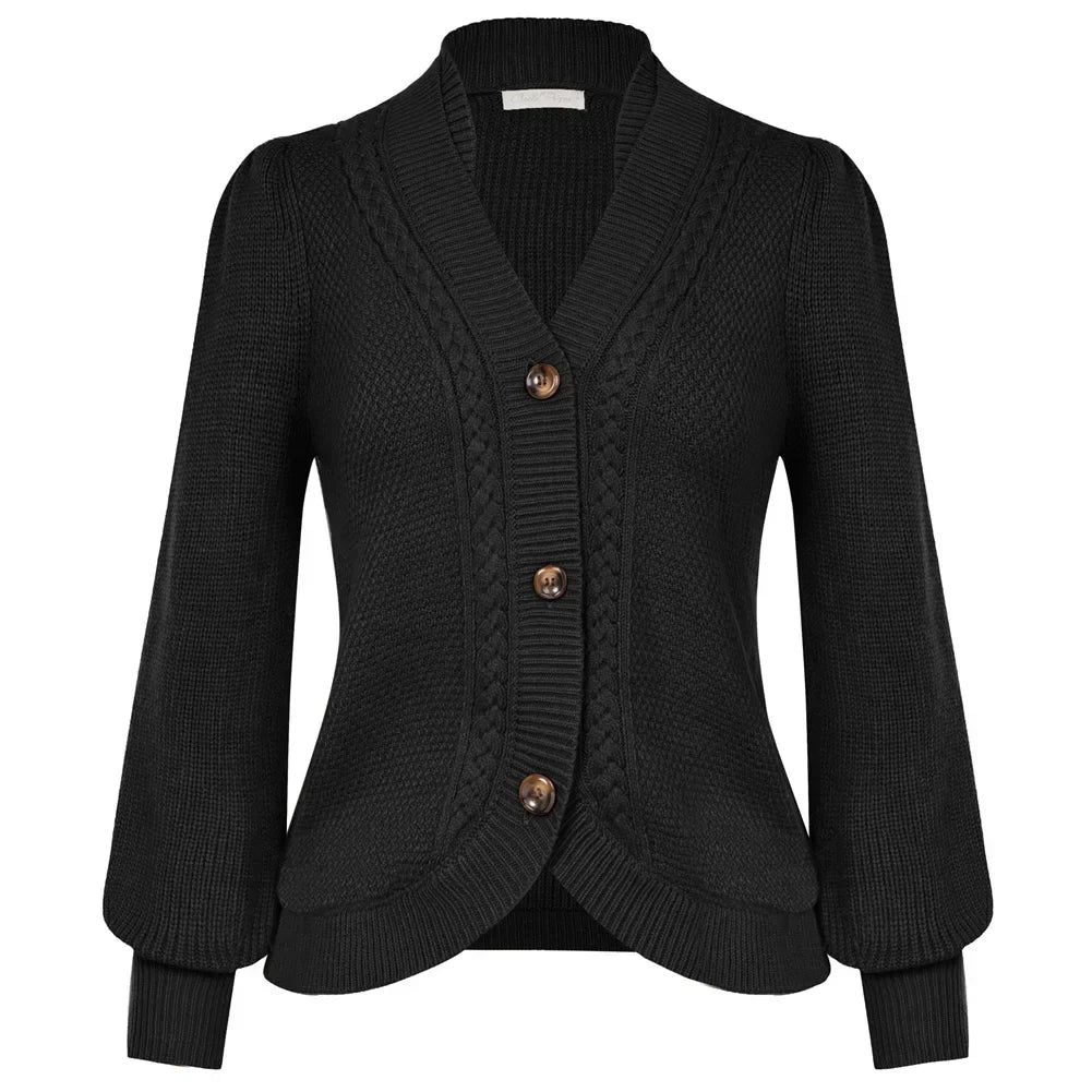 Nia | Trendiger und eleganter Winter-Cardigan