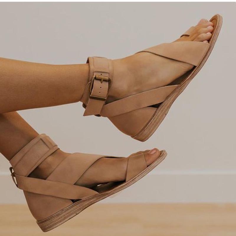 Lydia® | Elegante orthopädische flache Sandalen