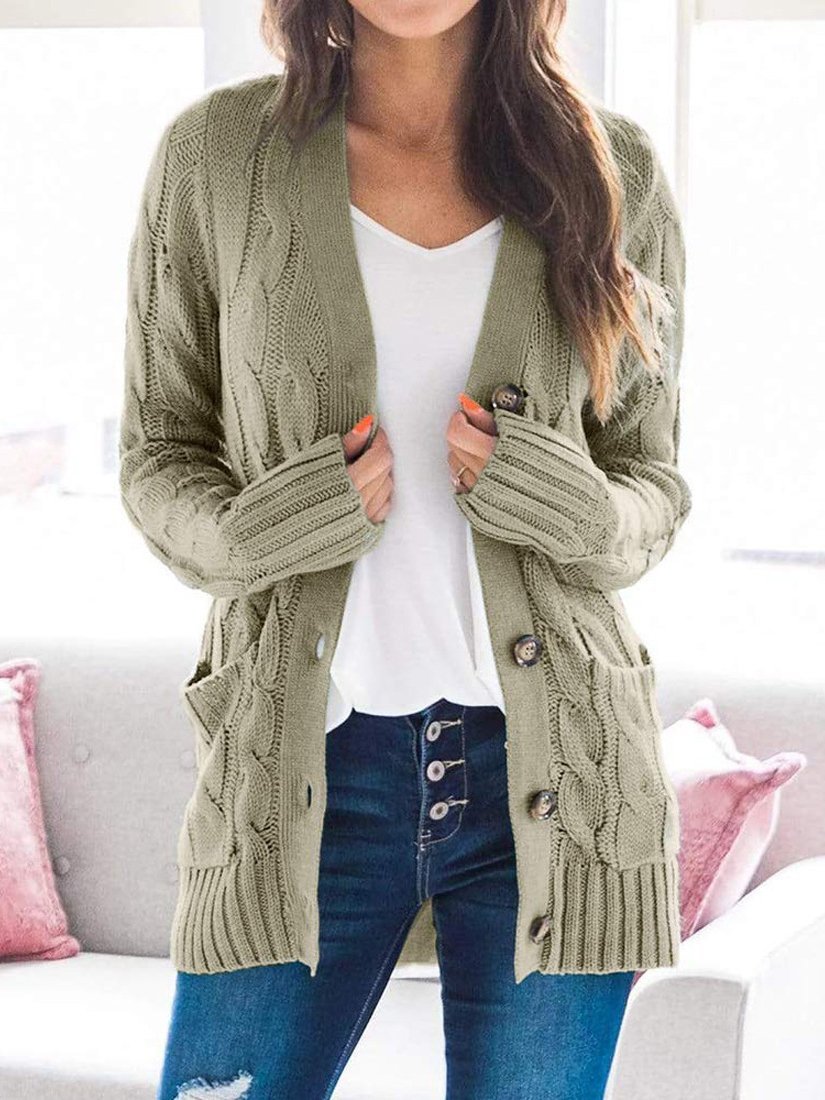 Maya | Moderne und bequeme Winter-Strickjacke