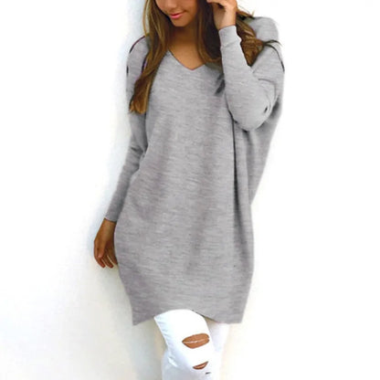 Women's Long Cashmere Sweater - NocturnalExpressions