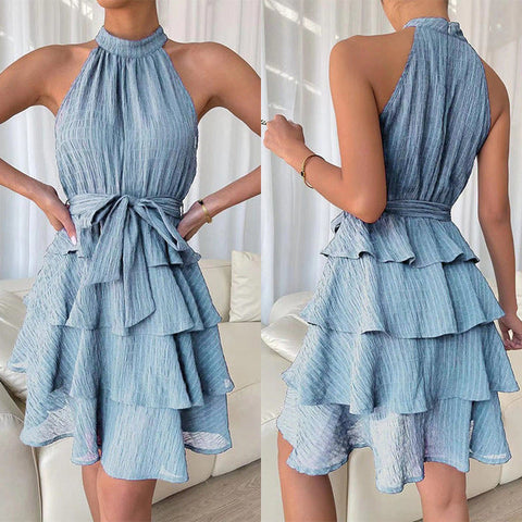 Iza® | Rüschenkleid mit Nec...
