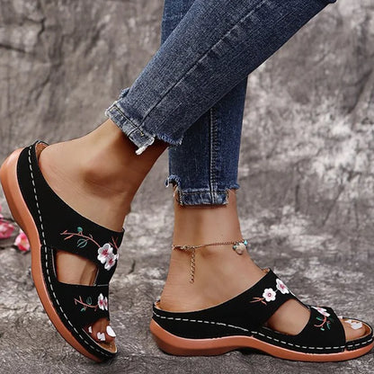 Timeless and supportive orthopedic winter Sandals