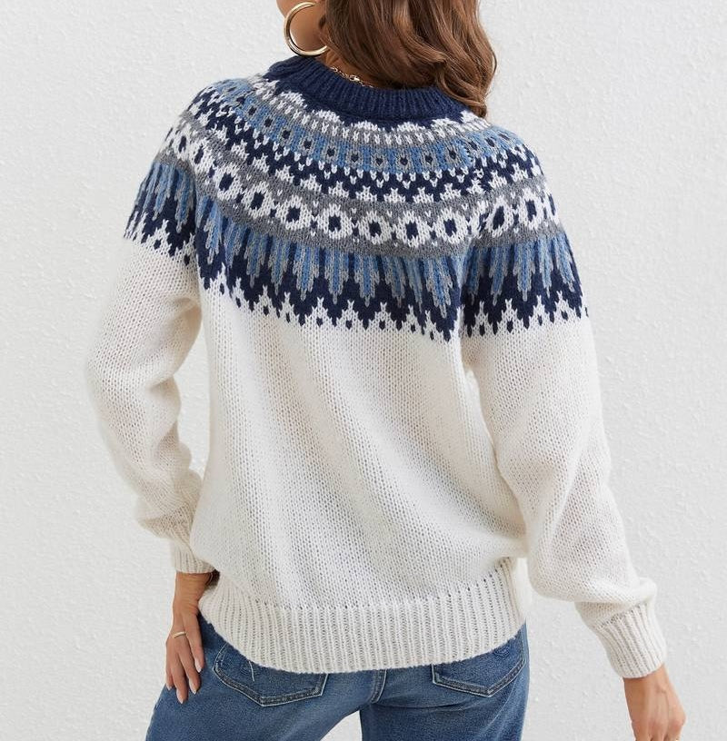 Charlotte® | Stilvoller ethnisch gemusterter Pullover