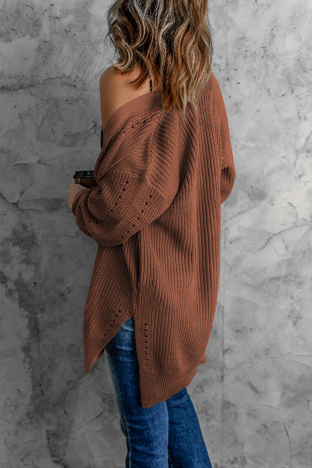 Isra | Trendige und elegante Winter-Strickjacke