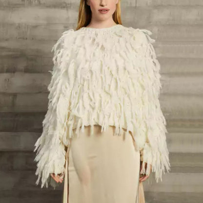 Autumn/Winter Fringe Tassel Sweater for Women    