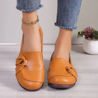 Gianna® | Loafers aus Leder mit Knotenbesatz