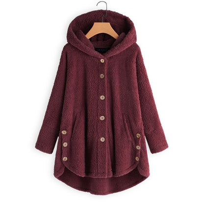 BABAKUD Fluffy Coats Autumn Winter Women Jackets Female Casual