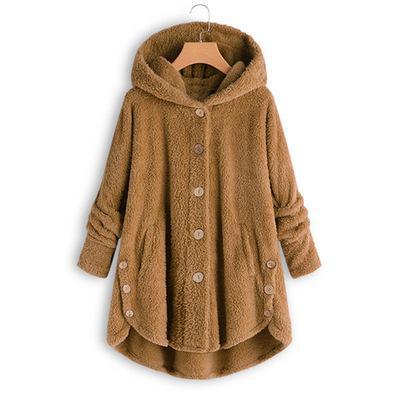 BABAKUD Fluffy Coats Autumn Winter Women Jackets Female Casual