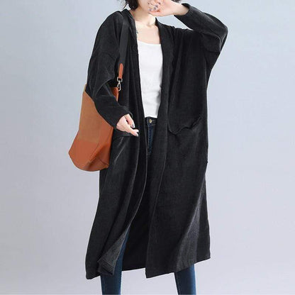 Oversized Corduroy Coat Buddha Trends