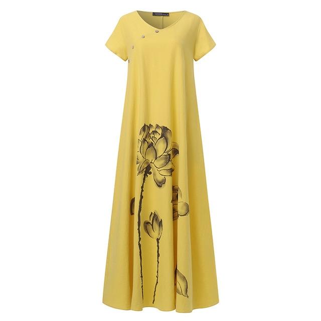 Buddha Trends Dress Soft Enya Lotus Dress