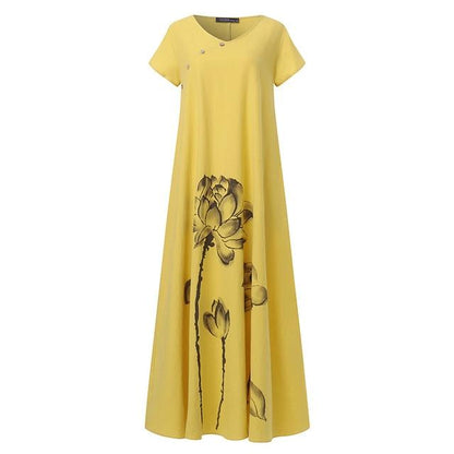 Buddha Trends Dress Soft Enya Lotus Dress