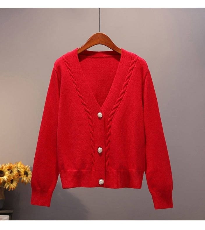 Buddhatrends Cardigans Anita Button Up Cardigan Sweater