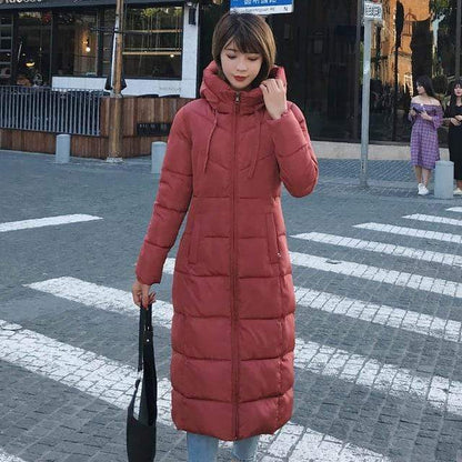 Buddhatrends outerwear Analia Long Hooded Padded Coat