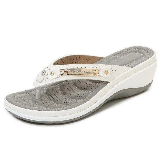 Katharina® | Weich gepolsterte Flip Flops Zehenstegsandalen