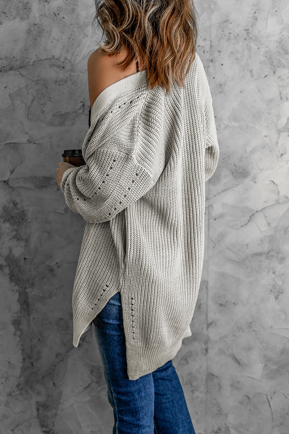 Isra | Trendige und elegante Winter-Strickjacke