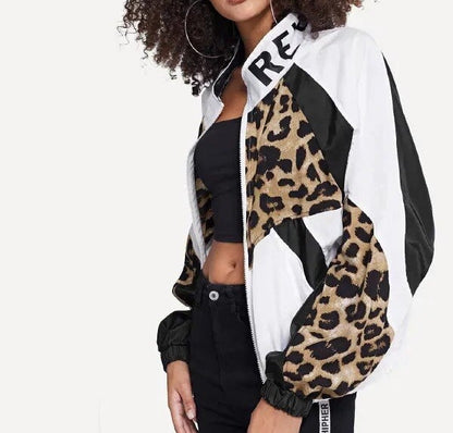 chaqueta sport leopardo