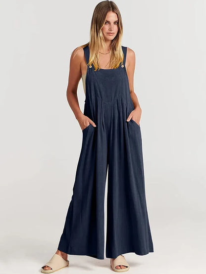 Emma® | Trendiger Overall mit weitem Bein in Übergröße Jumpsuit