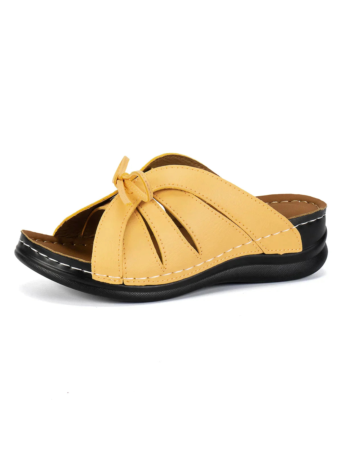 Dawn| Damen Freizeit Sandalen Casual Bowknot Hollow out Comfy Wedge