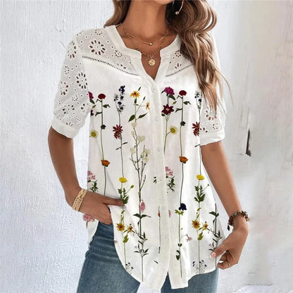 Lenie® | Stilvolle, bequeme Floral-Bluse