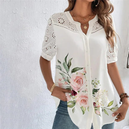 Lenie® | Stilvolle, bequeme Floral-Bluse