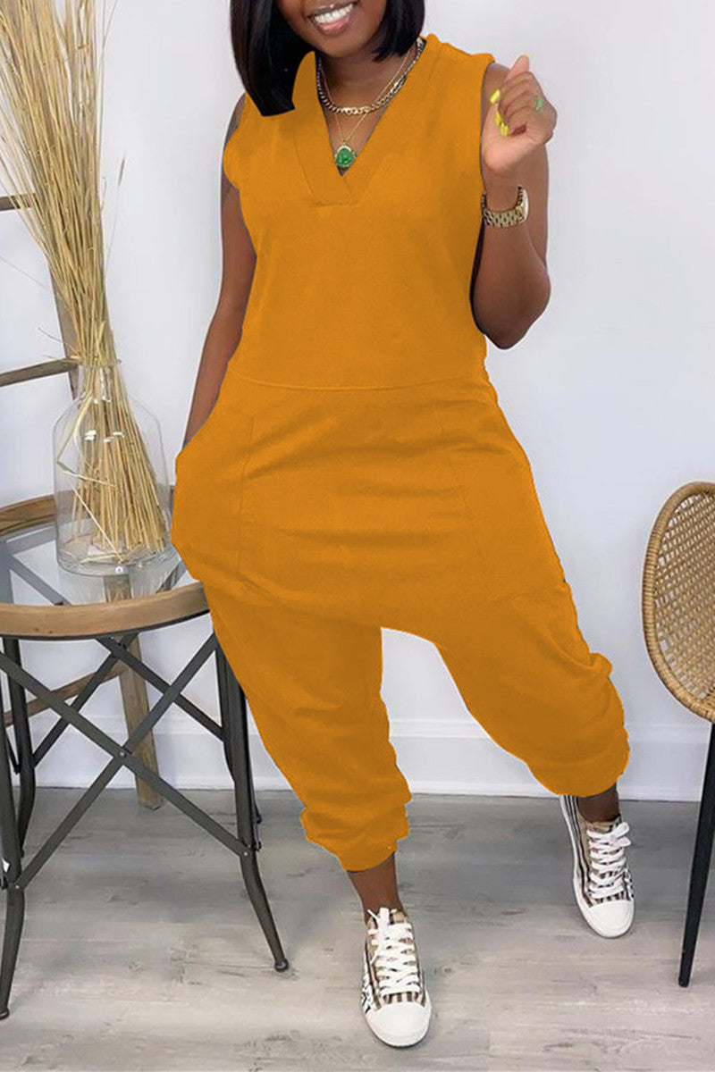 Sale-fashion-freeshipping-style-outfit-l329212929430-casual-solid-basic-v-neck-regular-sleeveless-jumpsuits