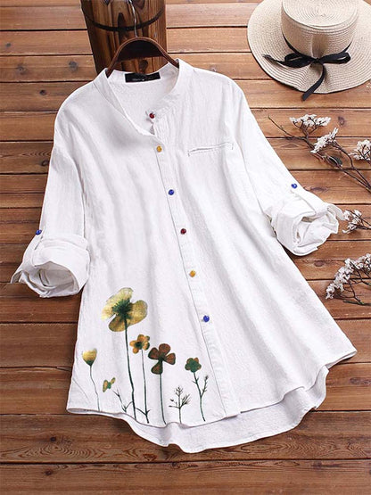 Fashion Long Sleeve Elegant Oversized Casual Shirts