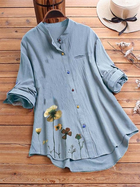 Fashion Long Sleeve Elegant Oversized Casual Shirts