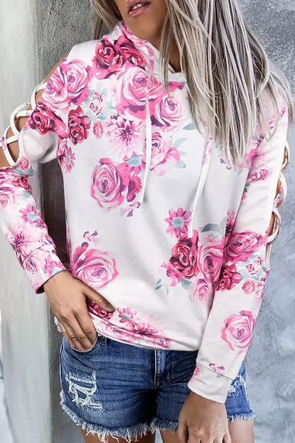 Women's Floral Hoodie