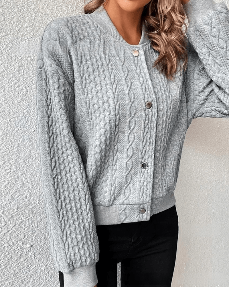 Célia | Elegante und lässige Winter-Strickjacke