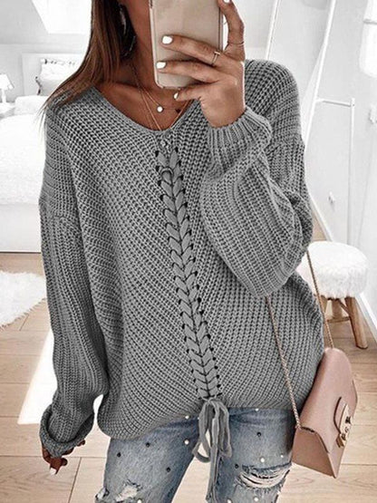 Women's Knitted Sweater For Fashion in winter - LuckyFash™