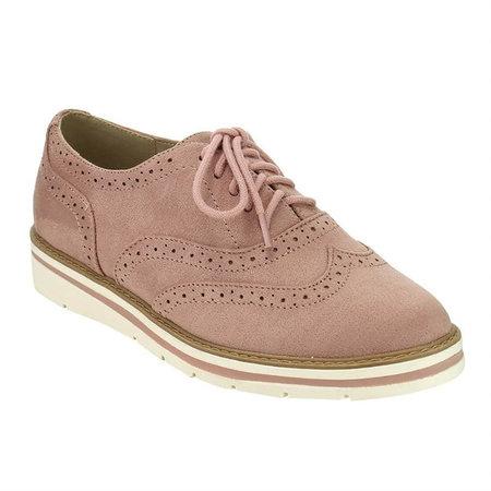 Lucille® | Lace Up Perforated Oxfords Schuhe Plus Size Freizeitschuhe