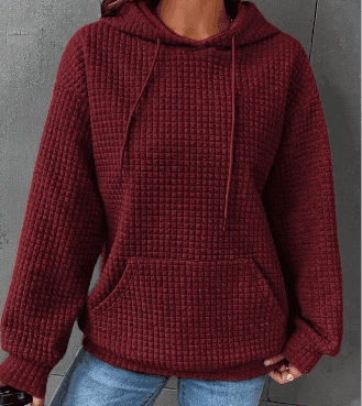 Women's Loose Casual Solid Color Long-sleeved Sweater-7