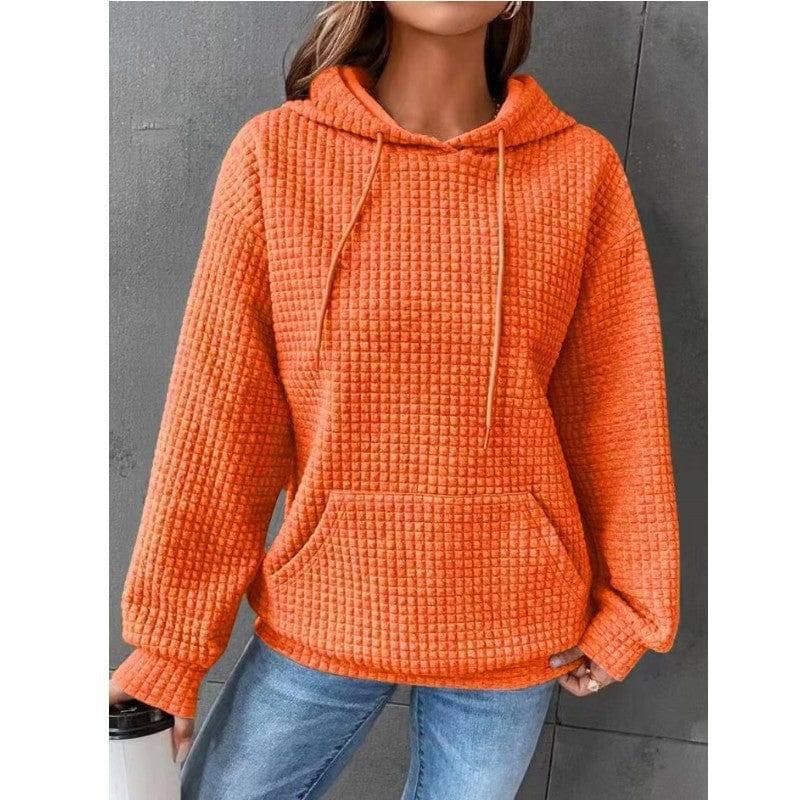 Women's Loose Casual Solid Color Long-sleeved Sweater-Green-11