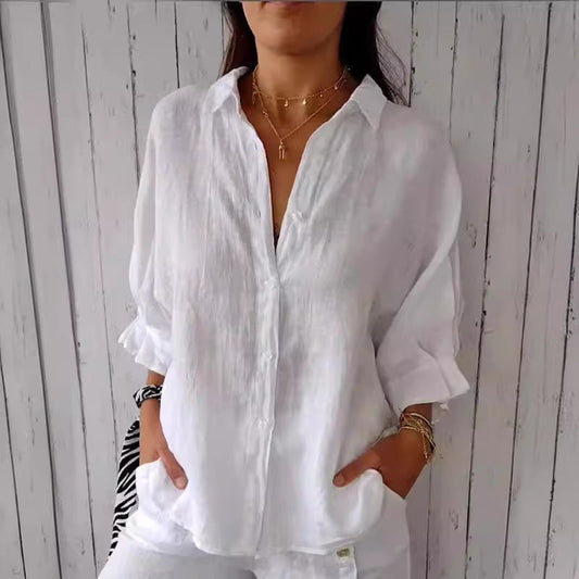 Verena® | Neuester Trend Button-Down-Bluse