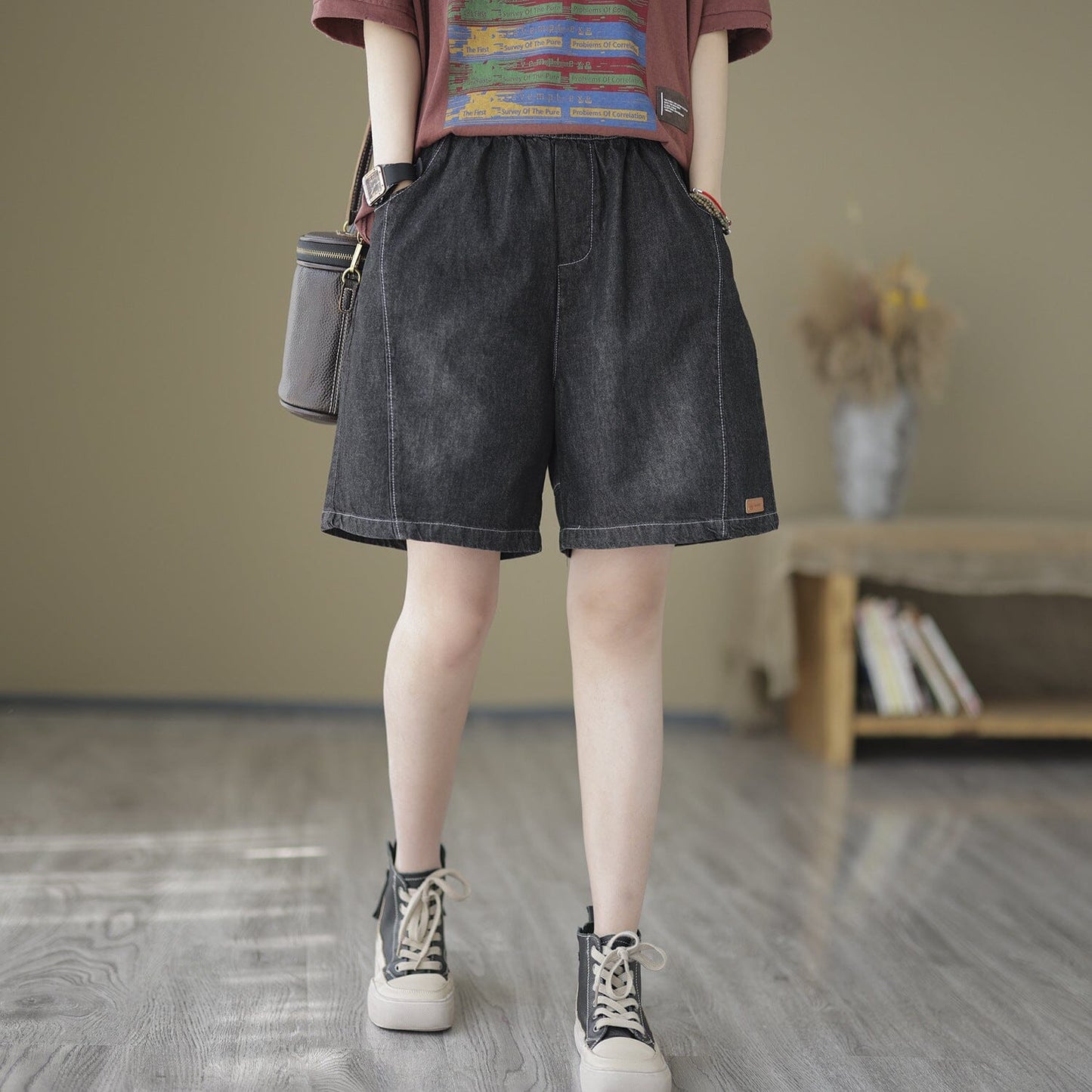 Summer Casual Loose Cotton Denim Shorts