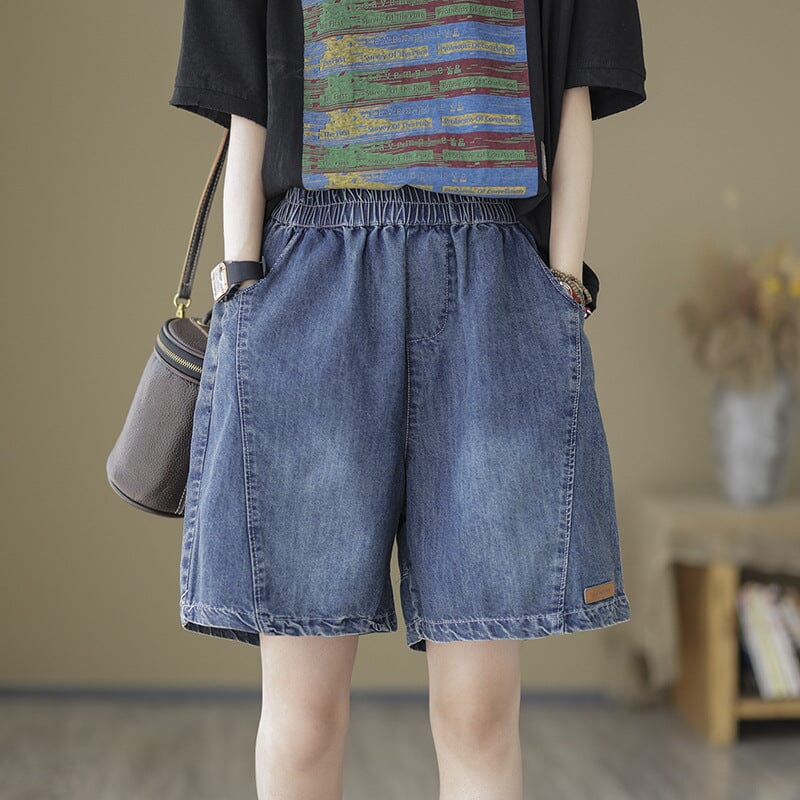 Summer Casual Loose Cotton Denim Shorts