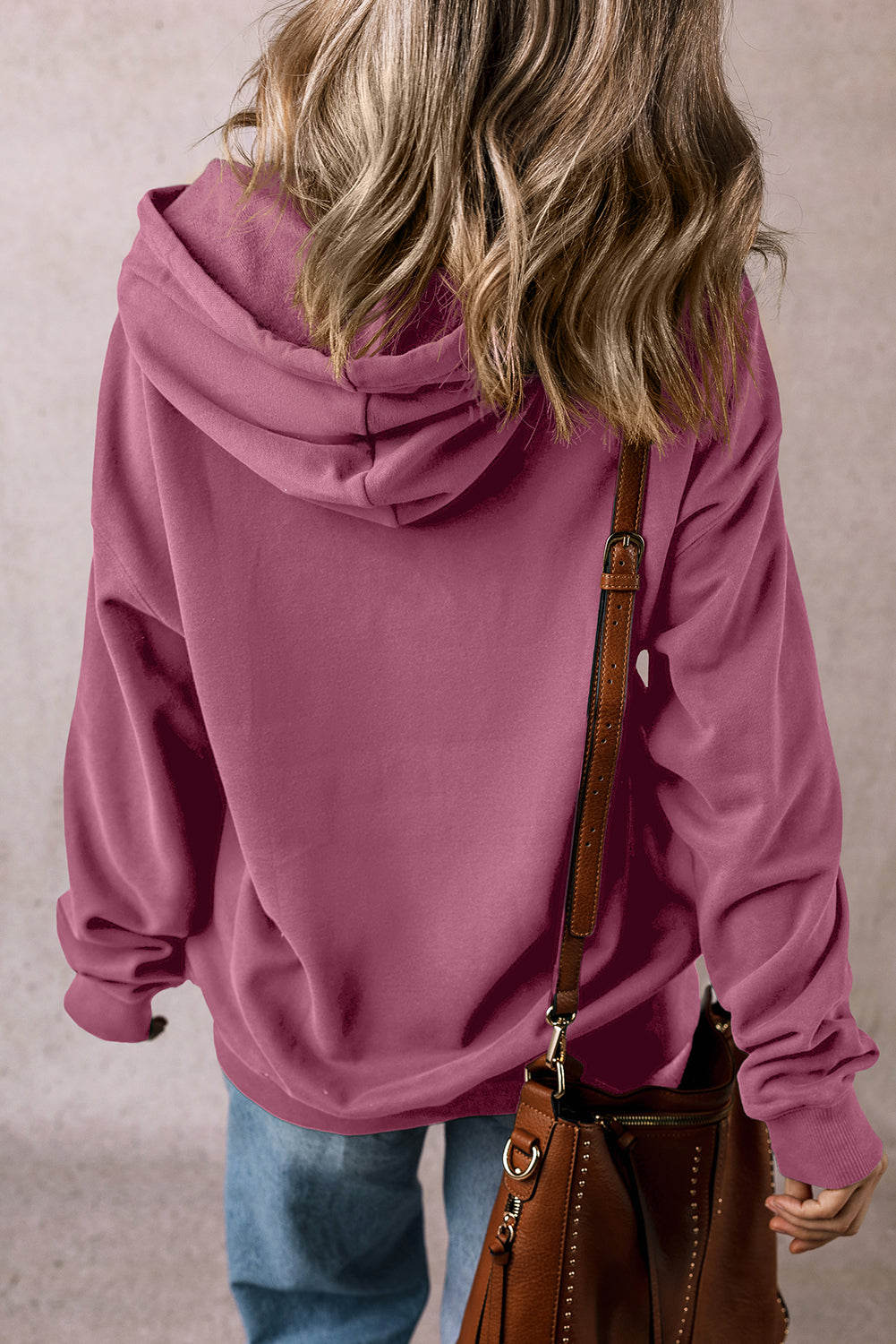 Valerian Fleece Lined Kangaroo Pocket Drawstring Chunky Hoodie - Sweatshirts & Hoodies - Sunny Angela