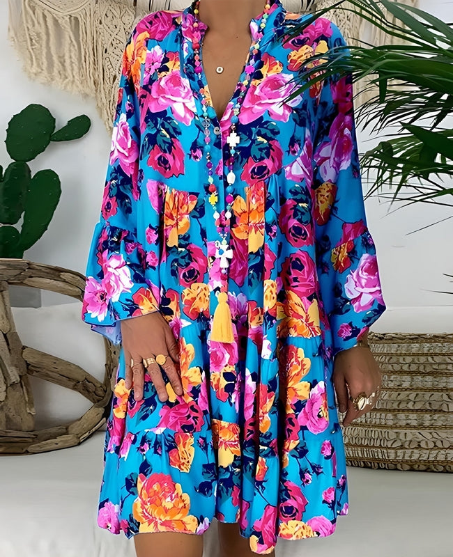 vestido talla grande floralvestido talla grande azul verano floral vestido camisero dress inspo trendy