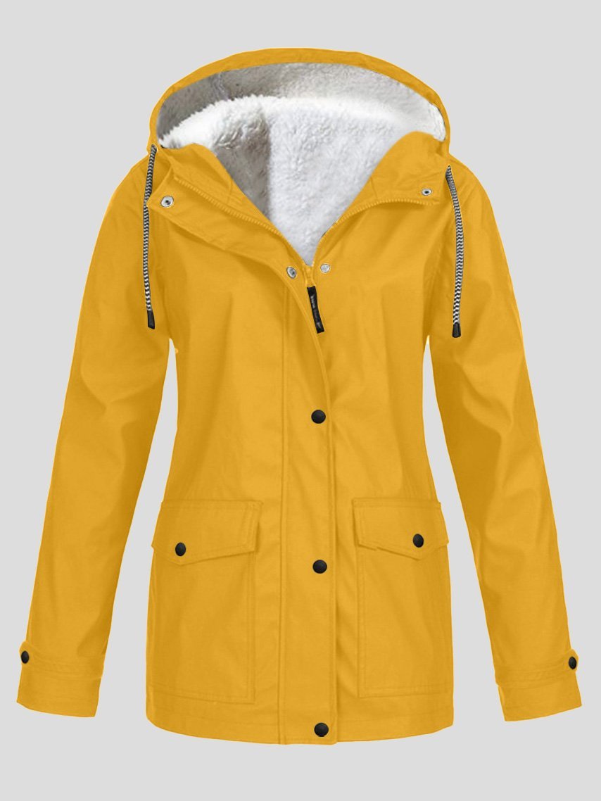 Women's Jackets Mountaineering Suit Zipper Pocket Hooded Plus Fleece Jacket - Coats & Jackets - Instastyled | Online Fashion Free Shipping Clothing, Dresses, Tops, Shoes - 06/12/2021 - 40-50 - Coats & Jackets